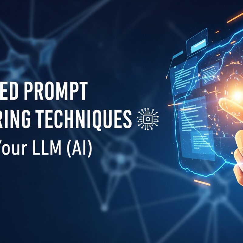 5 Advanced Prompt Engineering Techniques to Master Your LLM (AI)