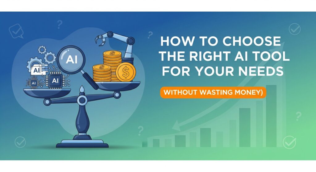 How to Choose the Right AI Tool for Your Needs (Without Wasting Money)